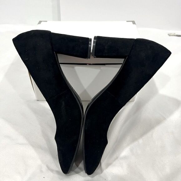 Kelly and Katie black suede chunk hill size - Picture 4 of 12